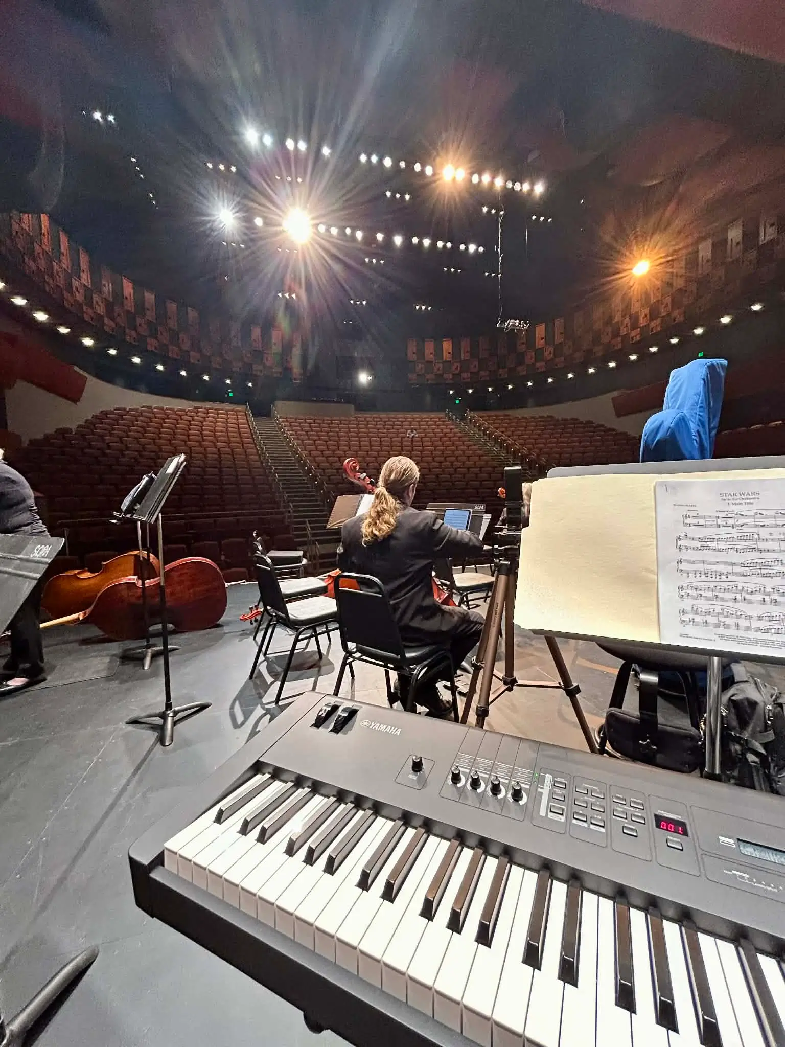 First rehearsal with the Scottsdale Symphonic Orchestra