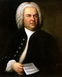 Portrait of J.S. Bach, master of advanced polyphony