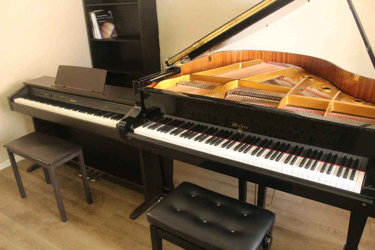 Two Pianos for Instruction